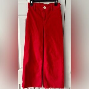 Zara Bold Red Jeans